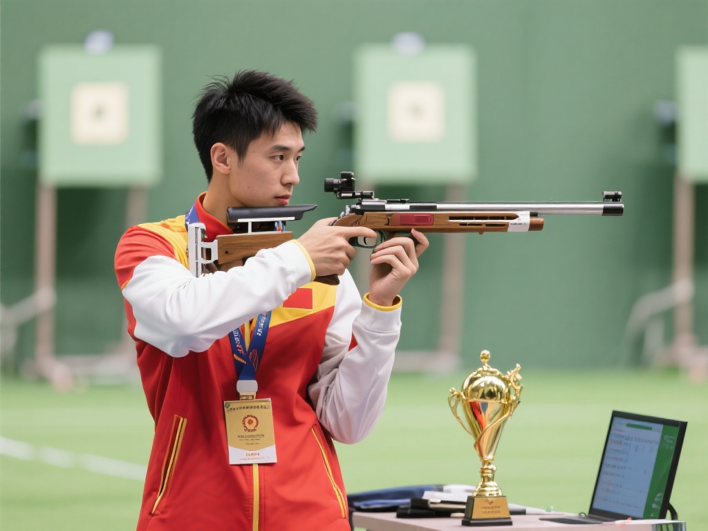 据了解，与胡凯同场竞技的选手均为世界级射